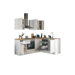 Bloc cuisine avec électroménager CORNWALL (cuisine d'angle-lave-vaisselle) I