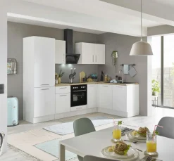 Bloc cuisine avec électroménager CORNWALL (cuisine d'angle-réfirgérateur) II