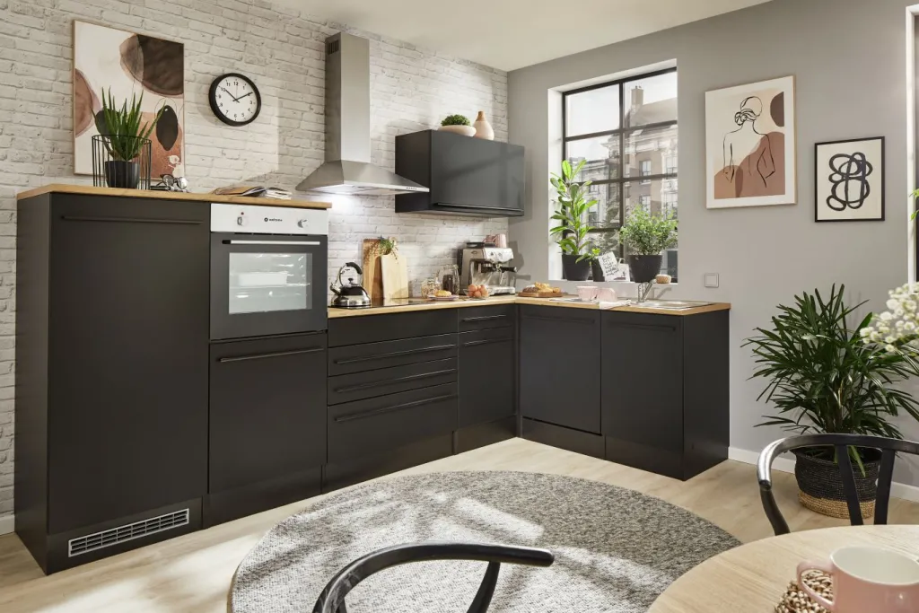 Bloc cuisine avec électroménager JAZZ 4 (cuisine d'angle) II-Bega BBK