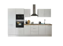 Bloc cuisine avec électroménager CORNWALL (bloc cuisine-four-réfrigérateur-micro-ondes) I-Bega BBK Sale