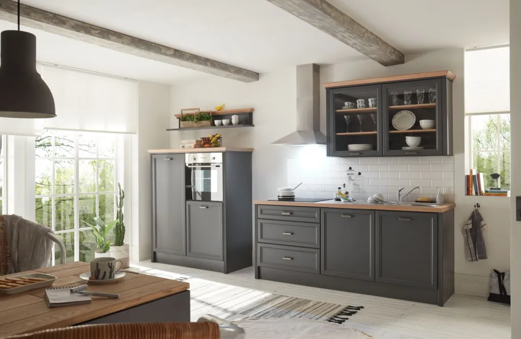 Bloc cuisine avec électroménager JASMIN (étagère) I-Bega BBK Sale