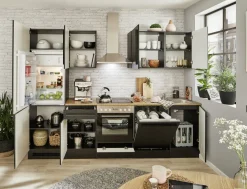 Bloc cuisine avec électroménager JAZZ 8 (bloc cuisine-réfrigérateur) II