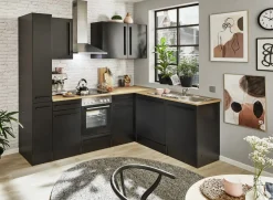 Bloc cuisine avec électroménager JAZZ 8 (cuisine d'angle-armoire coulissante) II