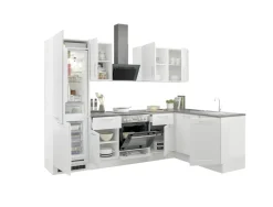 Bloc cuisine avec électroménager HASTINGS (cuisine d'angle-réfrigérateur) I