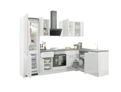 Bloc cuisine avec électroménager HASTINGS (cuisine d'angle-réfrigérateur) I