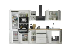 Bloc cuisine avec électroménager CORNWALL (bloc cuisine-four-réfrigérateur-micro-ondes) II-Bega BBK