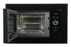 Bloc cuisine avec électroménager CORNWALL (cuisine d'angle-four-micro-ondes-armoire coulissante) I-Bega BBK Hot