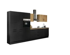 Bloc cuisine avec électroménager CORNWALL (bloc cuisine-four-réfrigérater-armoire coulissante) VII