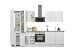 Bloc cuisine avec électroménager HASTINGS (bloc cuisine-frigo-armoire coulissante) I-Bega BBK Hot