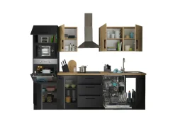 Bloc cuisine avec électroménager CORNWALL (bloc cuisine-four-micro-ondes) VII