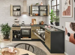 Bloc cuisine avec électroménager JAZZ 8 (cuisine d'angle) II