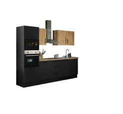 Bloc cuisine avec électroménager CORNWALL (bloc cuisine-four-micro-ondes) V-Bega BBK Hot