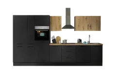 Bloc cuisine avec électroménager CORNWALL (bloc cuisine-four-lave-vaisselle-réfrigérateur-armoire coulissante) VII