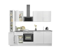 Bloc cuisine avec électroménager HASTINGS (bloc cuisine - armoire coulissante) I