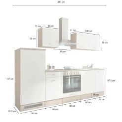 Bloc cuisine avec électroménager ANDY II