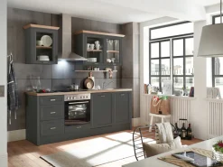 Bloc cuisine en deux parties avec électroménager JASMIN 340-Bega BBK Hot