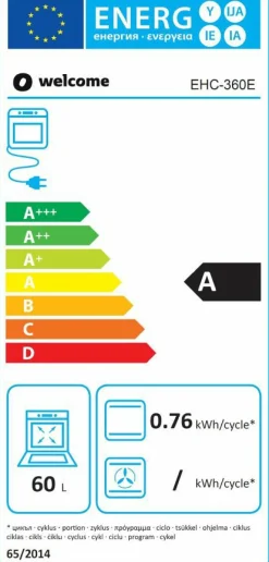 Bloc cuisine en deux parties avec électroménager JASMIN 340-Bega BBK Hot