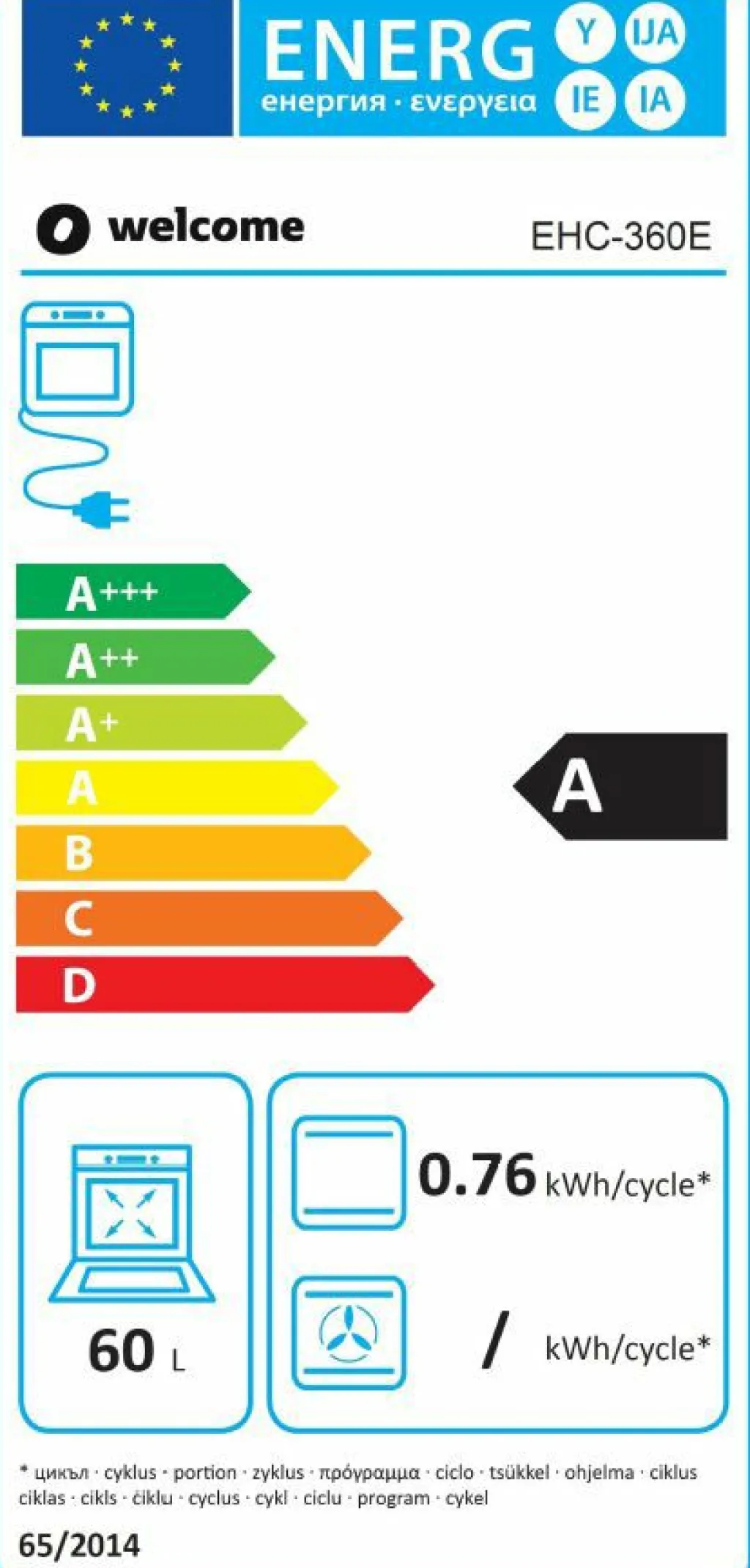 Bloc cuisine en deux parties avec électroménager JASMIN 340-Bega BBK Hot