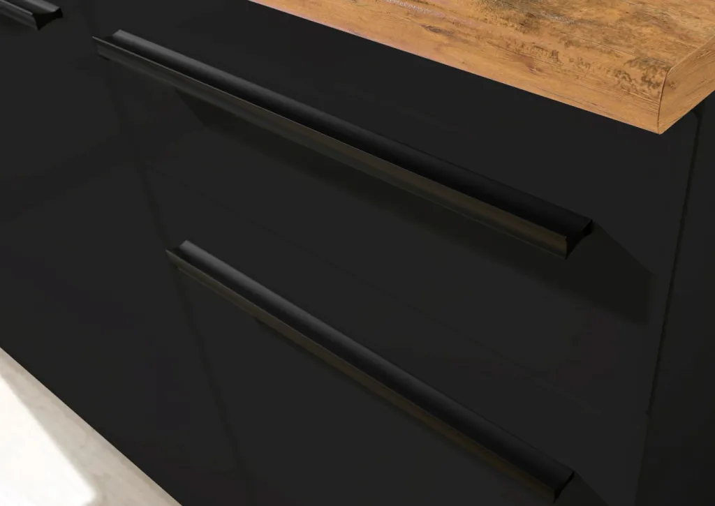 Bloc cuisine JAZZ SINGLE Z 160 BLACK-Bega BBK Online