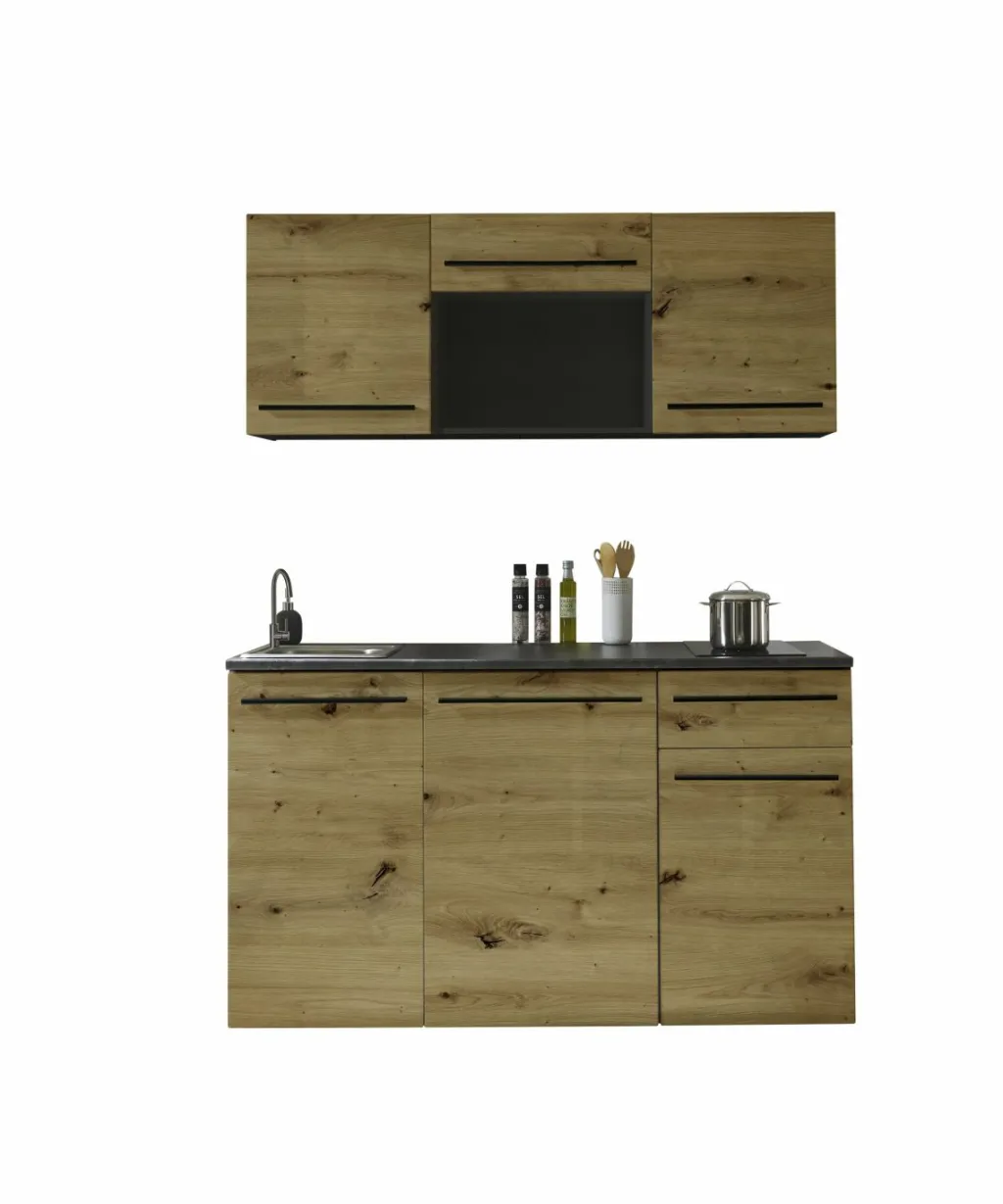 Bloc cuisine JAZZ SINGLE Z 160 chêne-Bega BBK Best