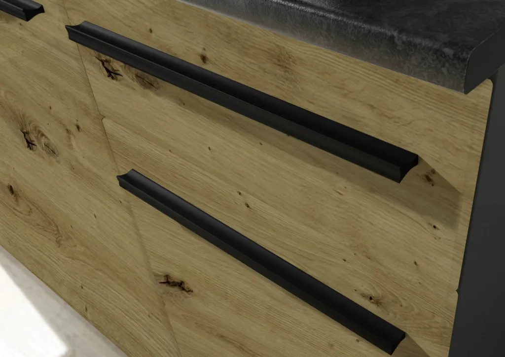 Bloc cuisine JAZZ SINGLE Z 160 chêne-Bega BBK Best