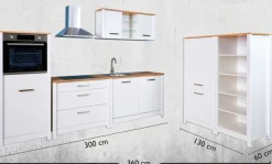 Bloc cuisine sans électroménager 8 SICILIA