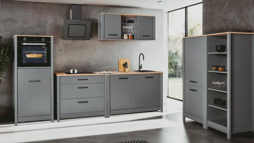 Bloc cuisine sans électroménager 8 ROTTERDAM-Inter Link Discount