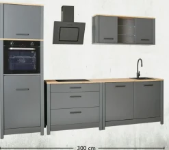 Bloc cuisine sans électroménager 5 ROTTERDAM-Inter Link Clearance