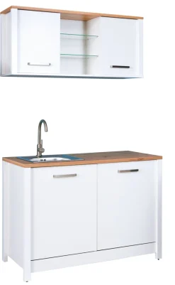 Bloc cuisine sans électroménager 1 SICILIA-Inter Link Clearance