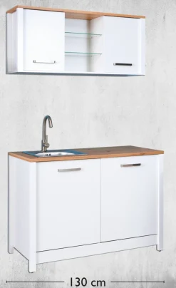 Bloc cuisine sans électroménager 1 SICILIA-Inter Link Clearance