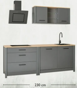 Bloc cuisine sans électroménager 3 ROTTERDAM