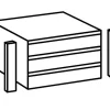 Bloc tiroirs 894