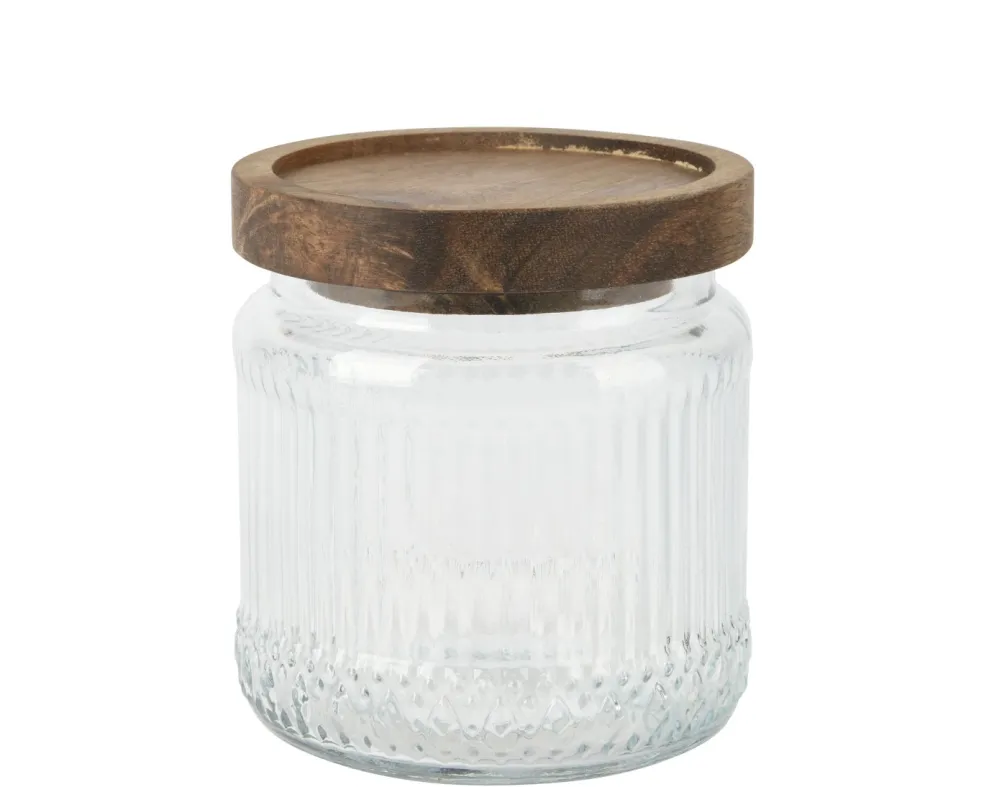 Bonbonnière en verre avec couvercle KITCHEN