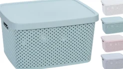 Boîte de rangement avec couvercle-Koopman Discount