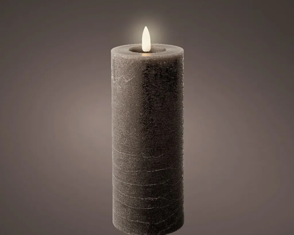 Bougie LED en cire véritable RUSTIK-Kaemingk Best