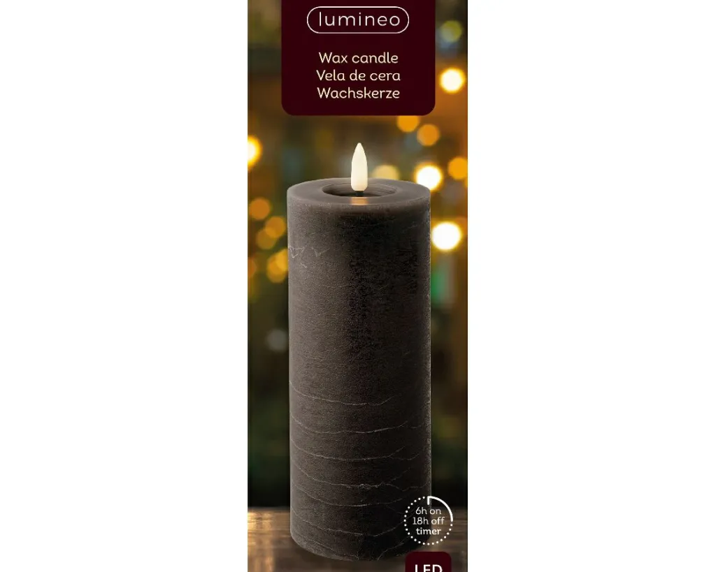 Bougie LED en cire véritable RUSTIK-Kaemingk Best