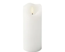 Bougie LED en cire véritable RUSTIK