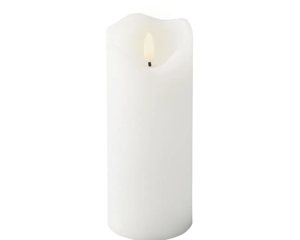 Bougie LED en cire véritable RUSTIK