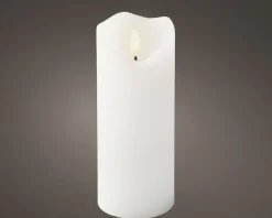 Bougie LED en cire véritable RUSTIK