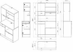 Buffet de cuisine et table bar SOCOOL 1