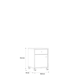 Caisson à roulettes TEMPRA 2-Forte Online