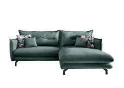 Canapé 2 places avec méridienne LAVA-Benformato Discount