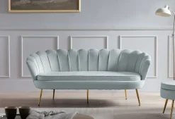 Canapé coquillage 3 places BANDUNG