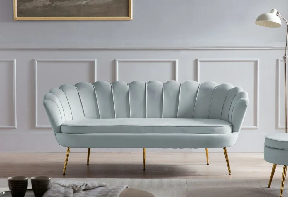 Canapé coquillage 3 places BANDUNG