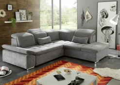 Canapé d'angle convertible WAYNE REC-BRW New