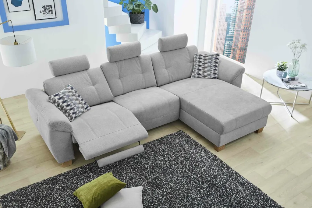 Canape d'angle avec fonction relax PORTOFINO-SE-JOB Hot