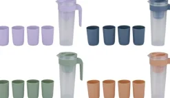 Carafe et gobelets 5 pièces ALPINA-Edco Outlet