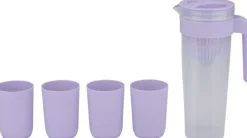 Carafe et gobelets 5 pièces ALPINA-Edco Outlet