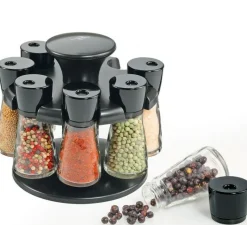 Carrousel à épices 8 pots en verre RONDO-Küchenprofi