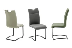 Chaise à piètement luge ZAPARA-MCA Furniture Outlet